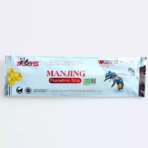 Пластинки MANJING полоски Flumethrin Strip 20 штук