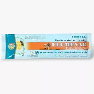 Смужки FLUMEVAR від кліща варроа на основі флуметрину та лікарських трав, виробництва FISHBEE/ 20 смужок в упаковці
