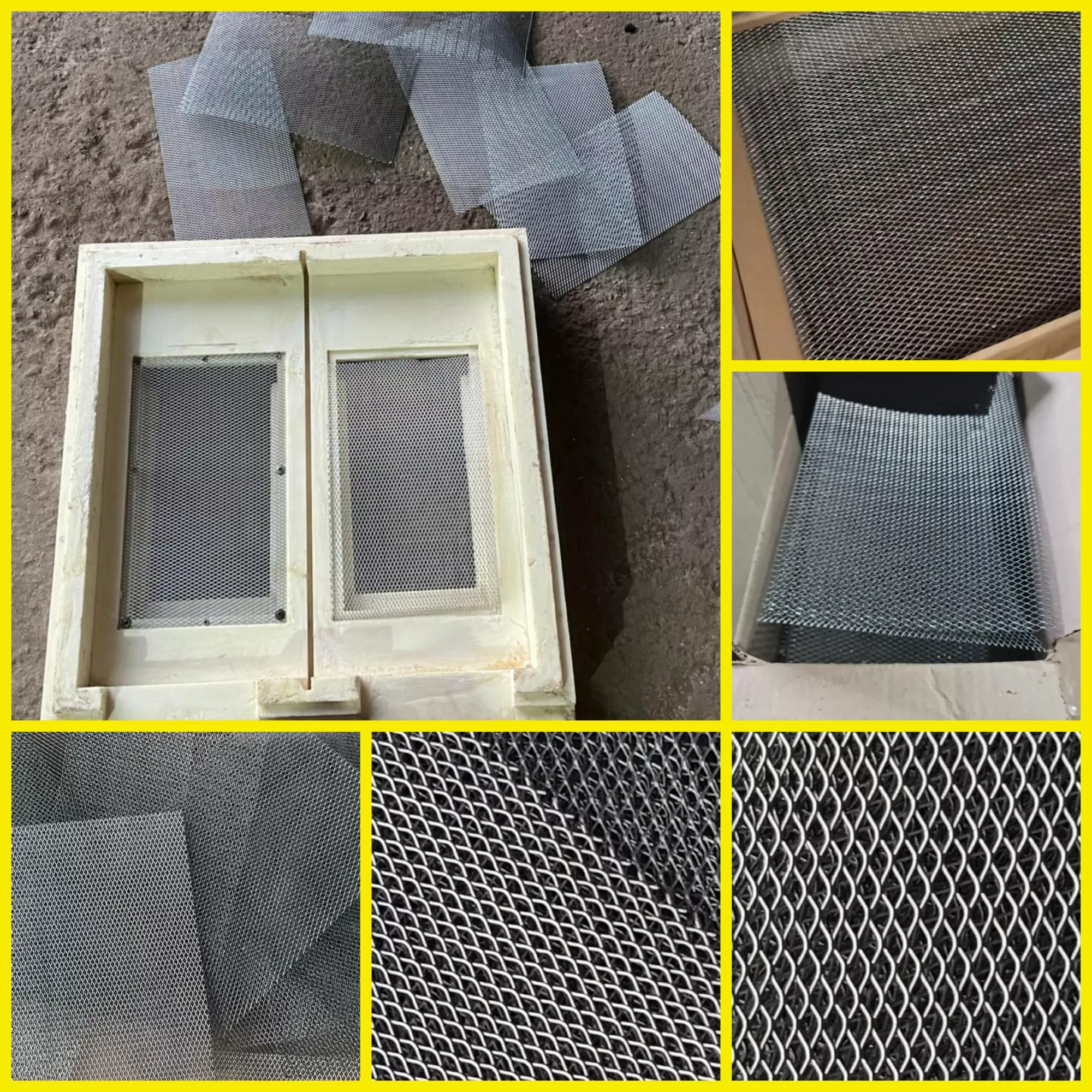 Сітка просічно-витяжна на днище вуликів