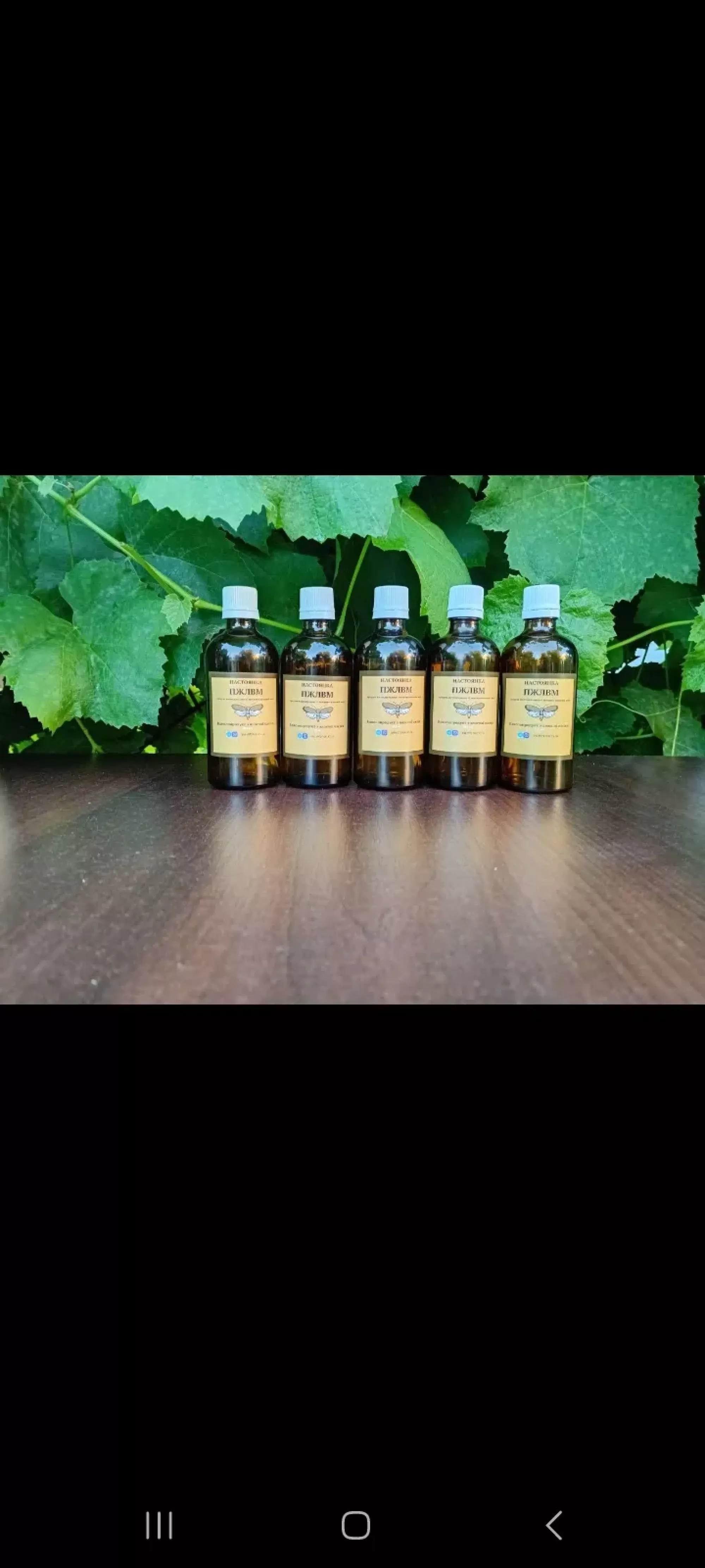 Настоянка ПЖЛВМ воскова моль 10% та 20%