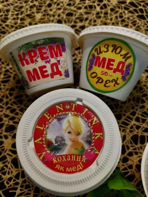 МЕД бджолиний. Медові ВАЛЄНТІНКИ до дня св. Валєнтіна з горіхом та ізюмом