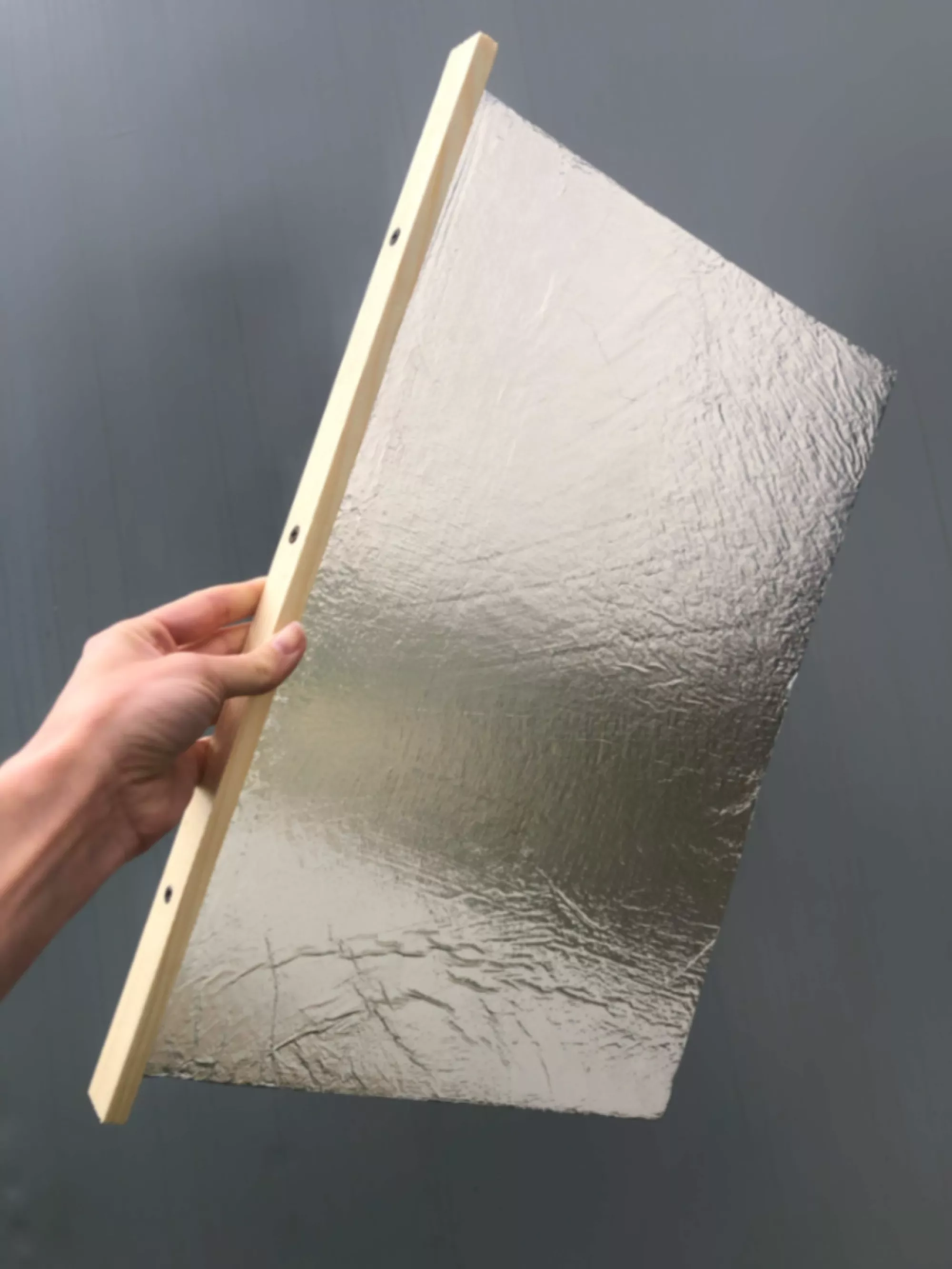 Тепла заставна на дадан ППС обклеєна самоклеючою фольгою