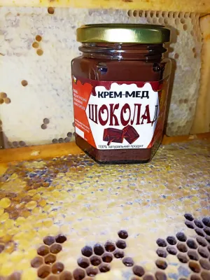 Крем Мед "Шоколад" (230г скло)