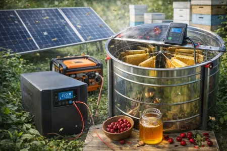 Автоматизация пасеки: зачем пчеловоду источник бесперебойного питания для медогонки